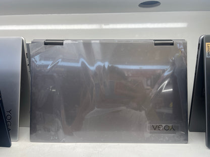 Lenovo Yoga C740 closed with factory protective film still applied